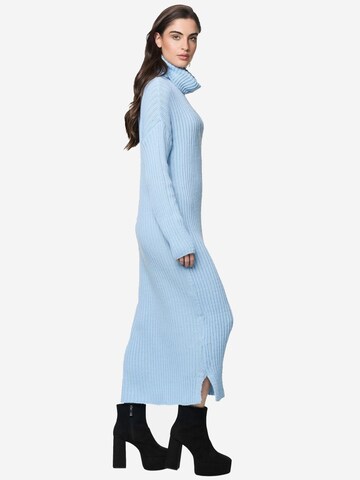 Robes en maille Elara en bleu