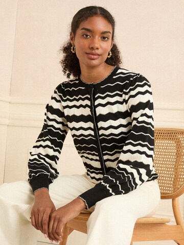 love & roses Knit Cardigan in Black