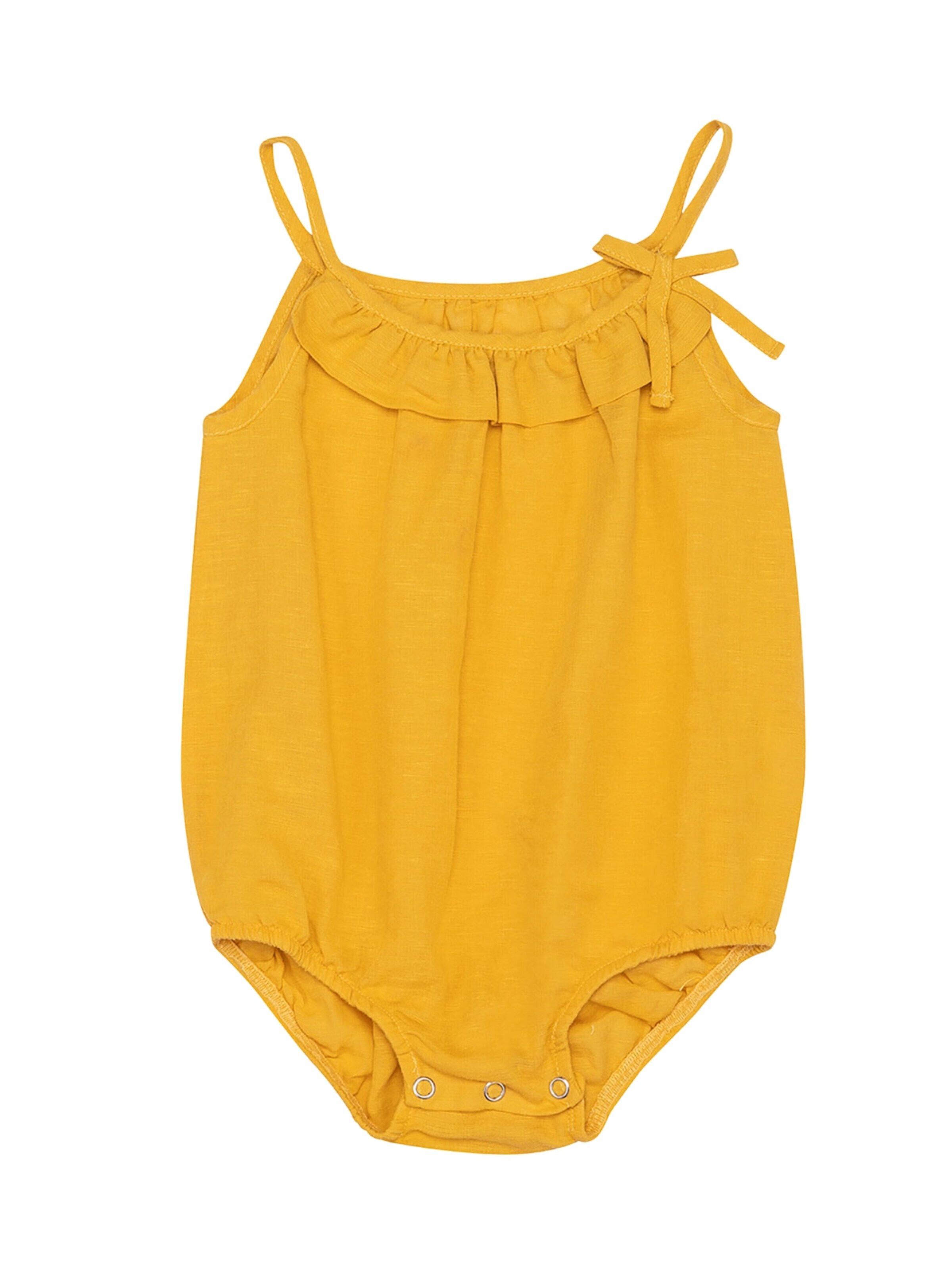 OrganicEra Romper/Bodysuit in Yellow: front