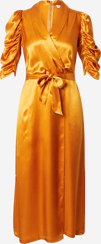 Closet London Dress in Gold: front