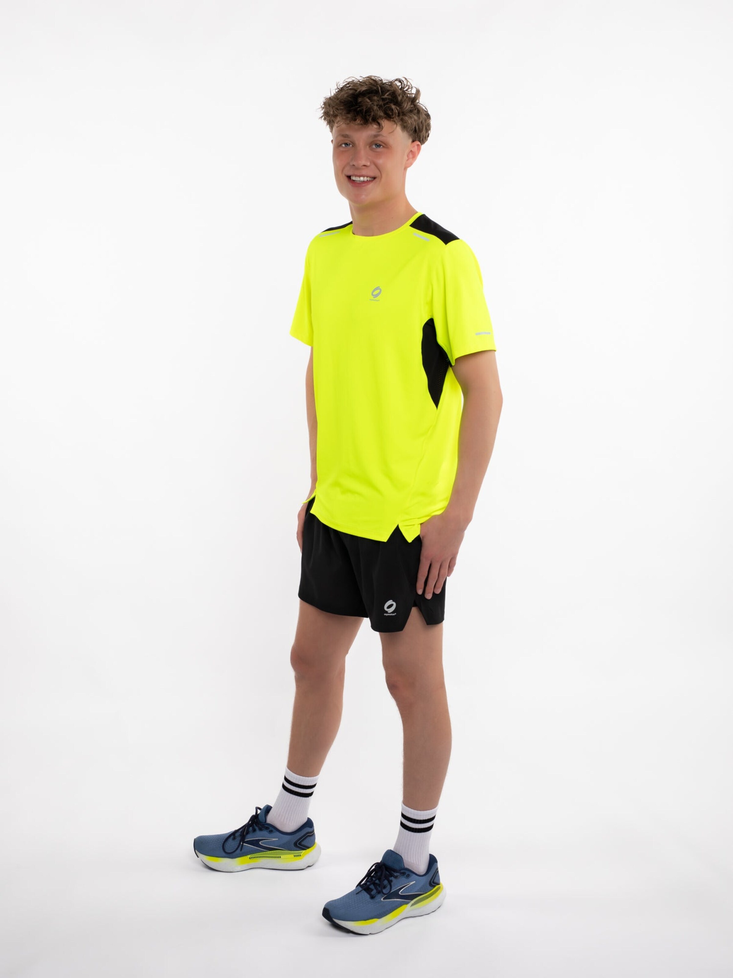 mymotus Functioneel shirt 'mymotus® men, neon yellow, RM21' in Geel