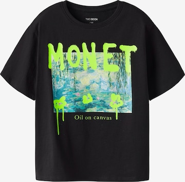 juoda TWO SOON Marškinėliai: priekis