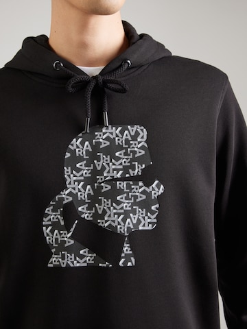 Karl Lagerfeld Μπλούζα φούτερ σε μαύρο