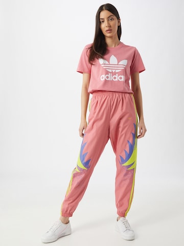 Maglietta 'Adicolor Classics Trefoil' di ADIDAS ORIGINALS in rosa
