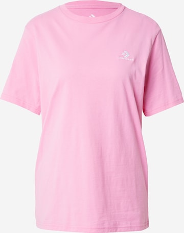 CONVERSE Shirt in Roze: voorkant