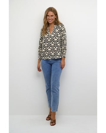 Kaffe Blouse in Zwart: voorkant