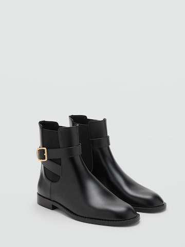MANGO Chelsea čižmy 'Piero' - Čierna