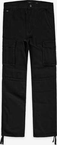 Loosefit Pantaloni cu buzunare de la EIGHTYFIVE pe negru: față