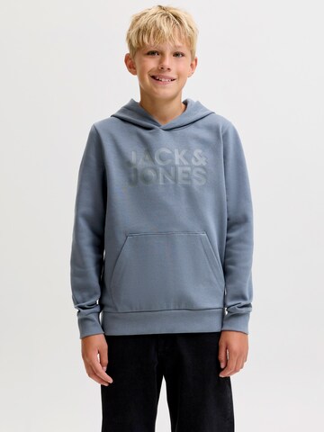 Jack & Jones Junior Regular fit Μπλούζα φούτερ σε μπλε: μπροστά