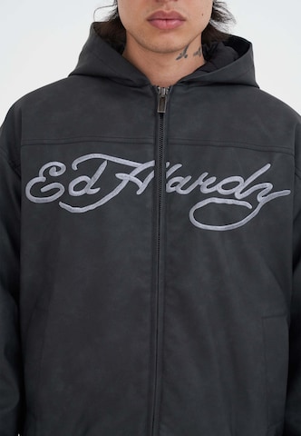 Ed Hardy - Chaqueta de entretiempo 'Soaring Eagles' en negro