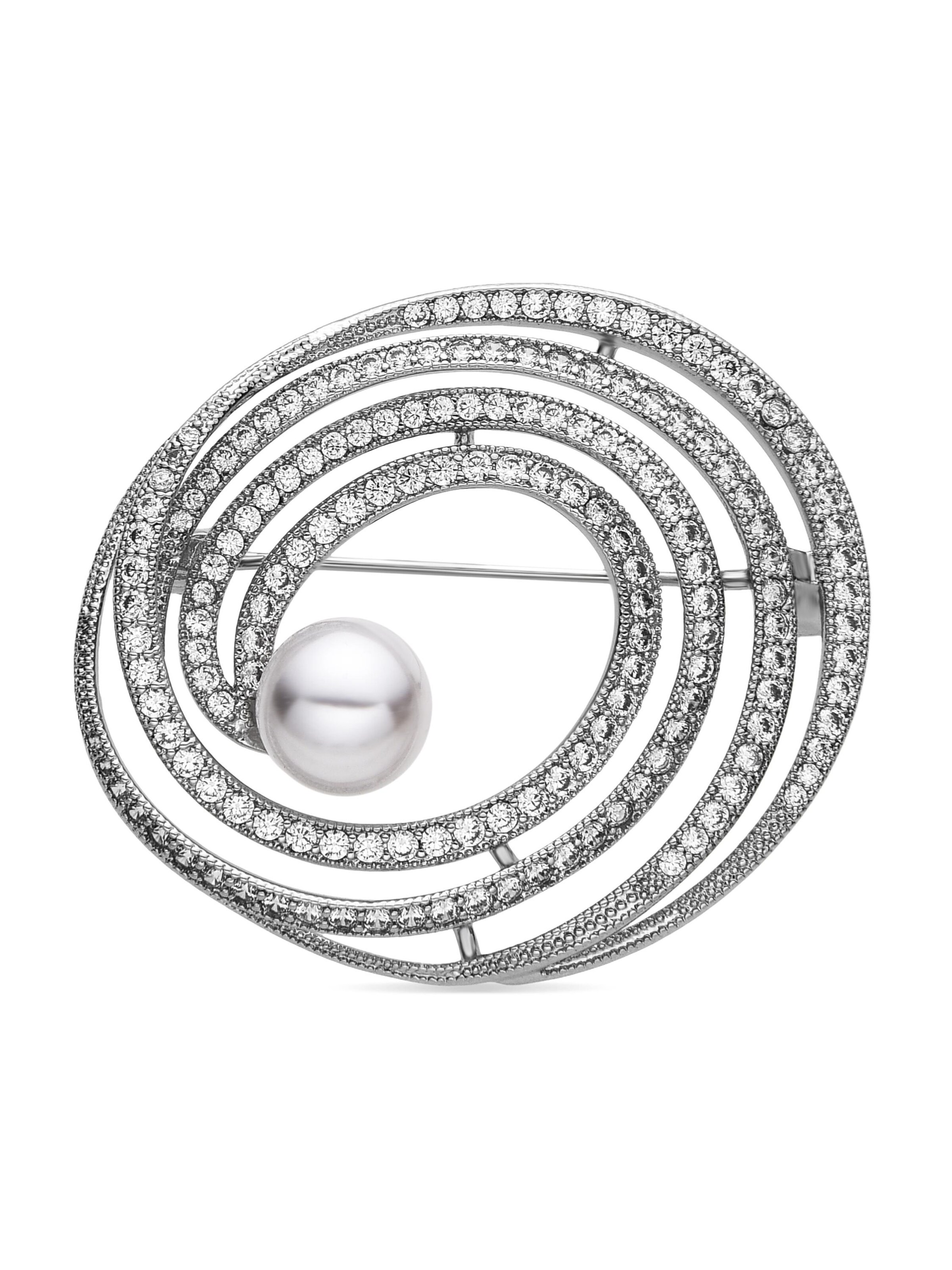Luxenter - Broche 'Telah' en blanco: frente