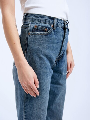 Dr. Denim Regular Jeans 'Echo High Straight' in Blauw
