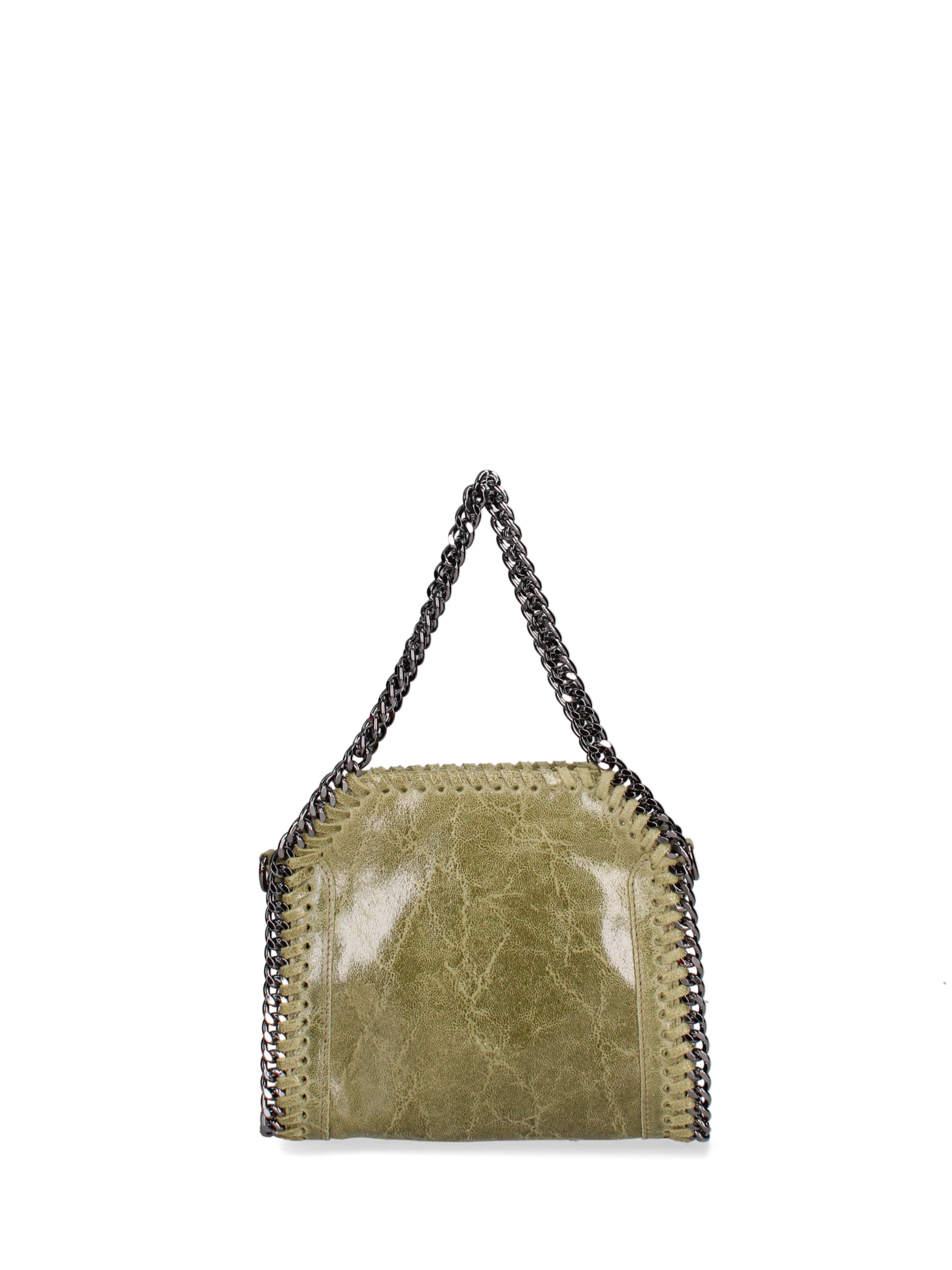 Borsa a mano 'Borsa a mano donna pelle scamosciata stampata con zip - Zefira Chic' di Gave Lux in verde