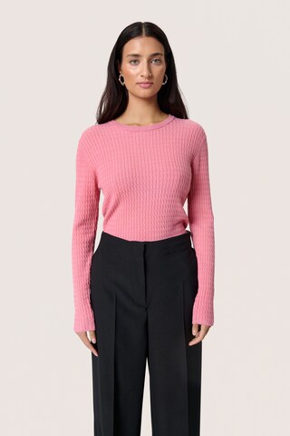 SOAKED IN LUXURY Pullover 'SLSpina' i pink: forside