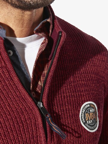 Jan Vanderstorm Pullover 'Ragnarlod' in Rot