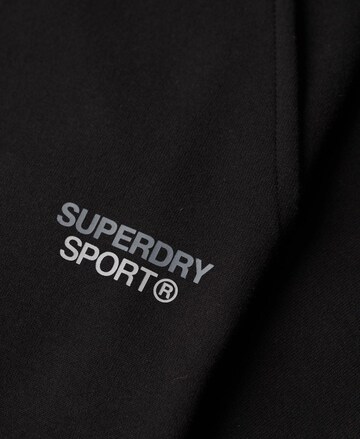 Superdry Regular Sporthose in Schwarz