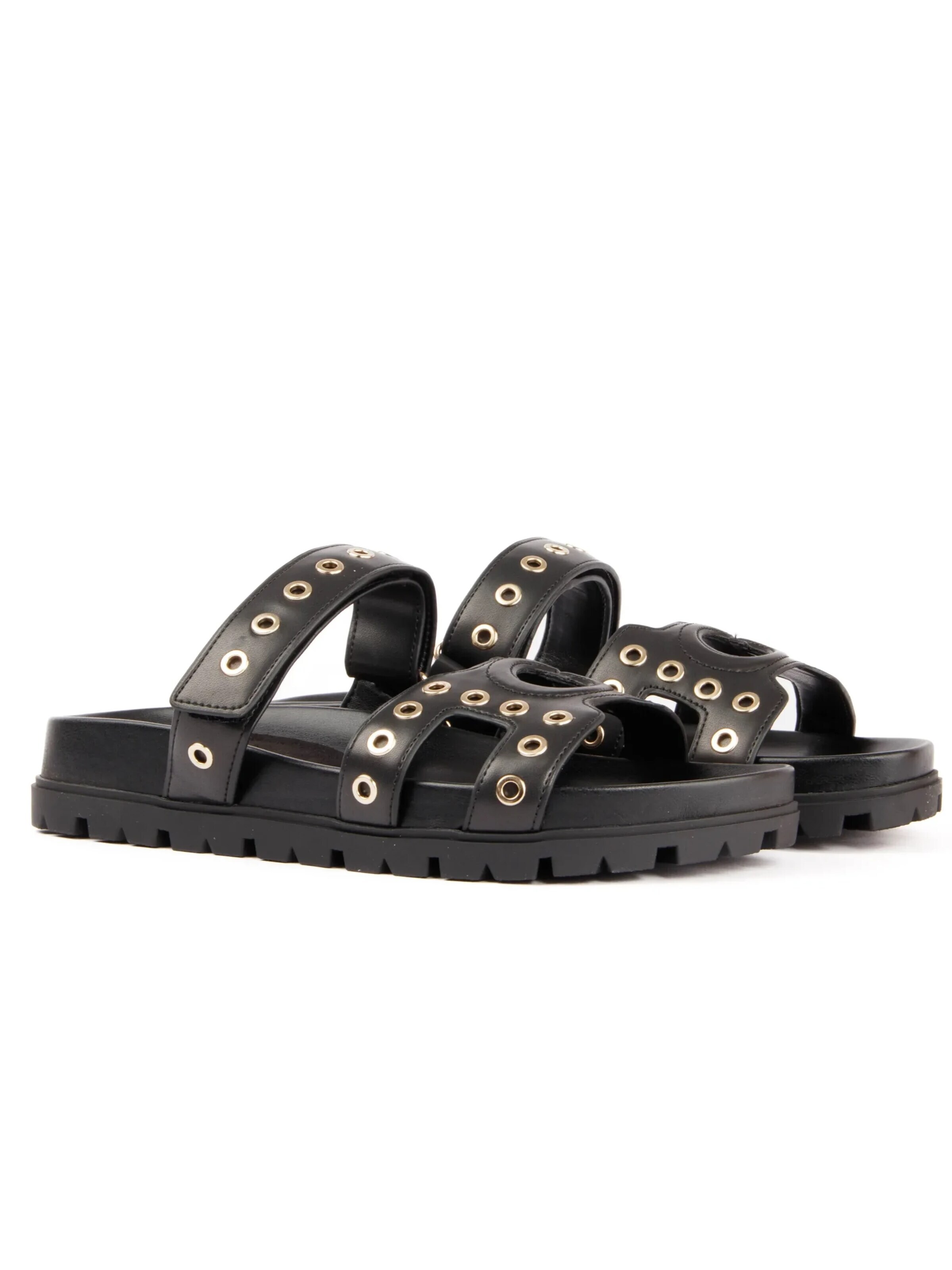 GUESS Strand-/badschoen 'Signature' in Zwart