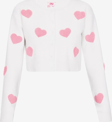 MYMO Плетена жилетка в бяло: отпред