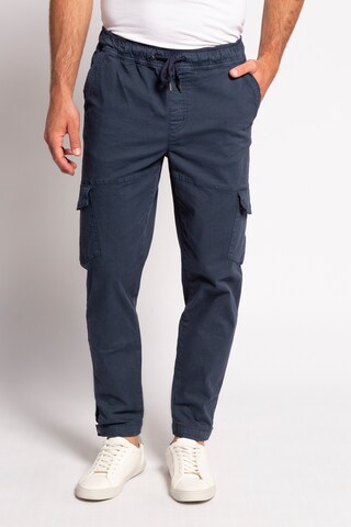 JP1880 Skinny Cargobroek in Blauw: voorkant