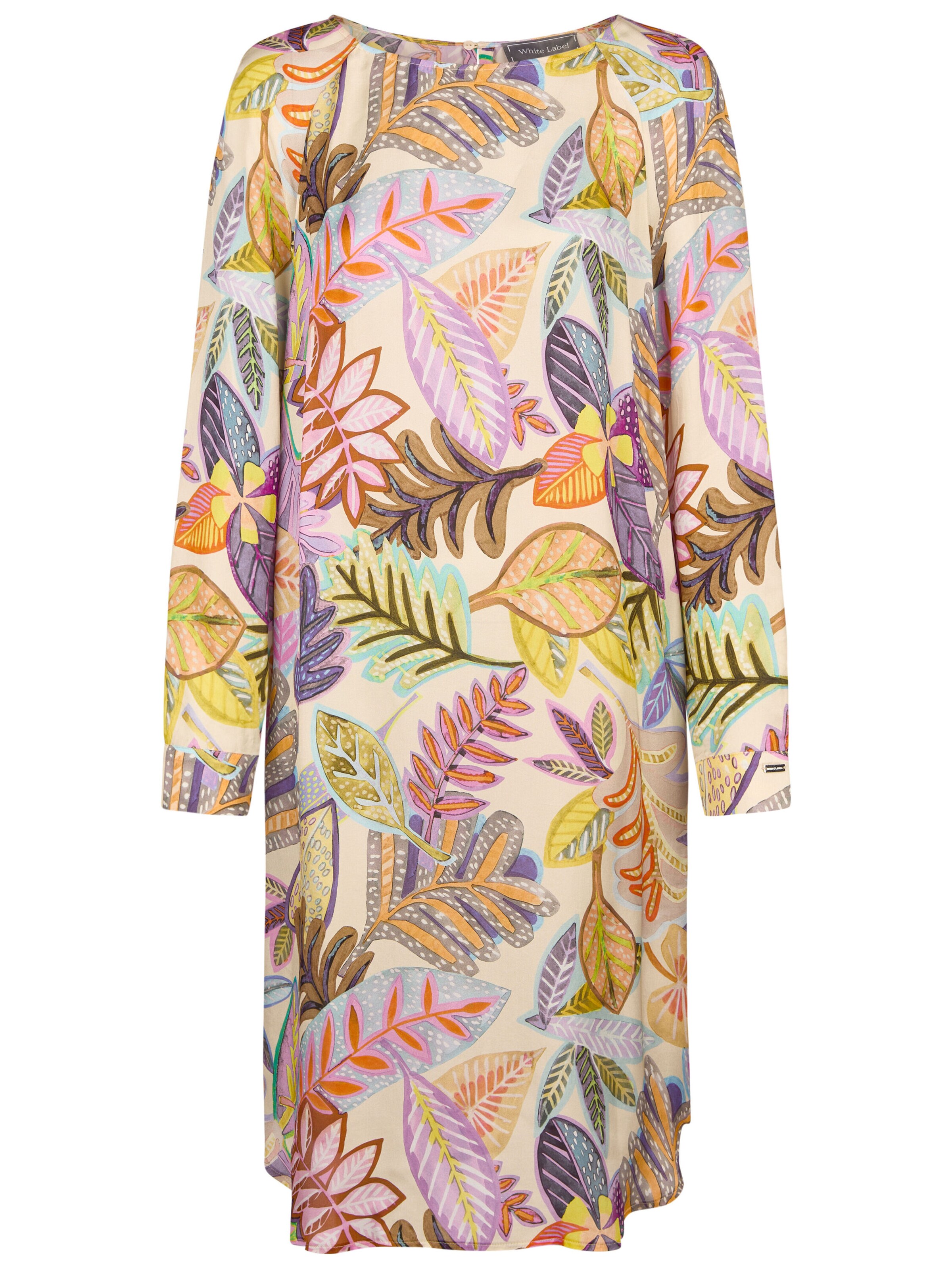 White Label Dress in Beige: front