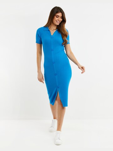 Threadbare Shirt Dress 'Elma' in Blue