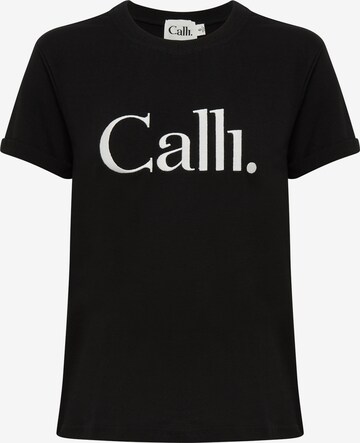 T-shirt Calli en noir : devant