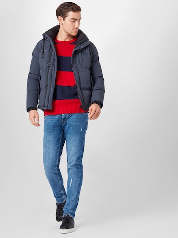 UNITED COLORS OF BENETTON Tavaline suurus Kampsun, värv sinine