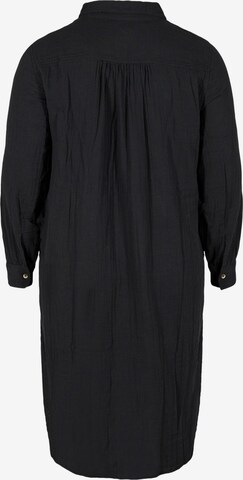 Zizzi Bluse 'XPANO' in Schwarz