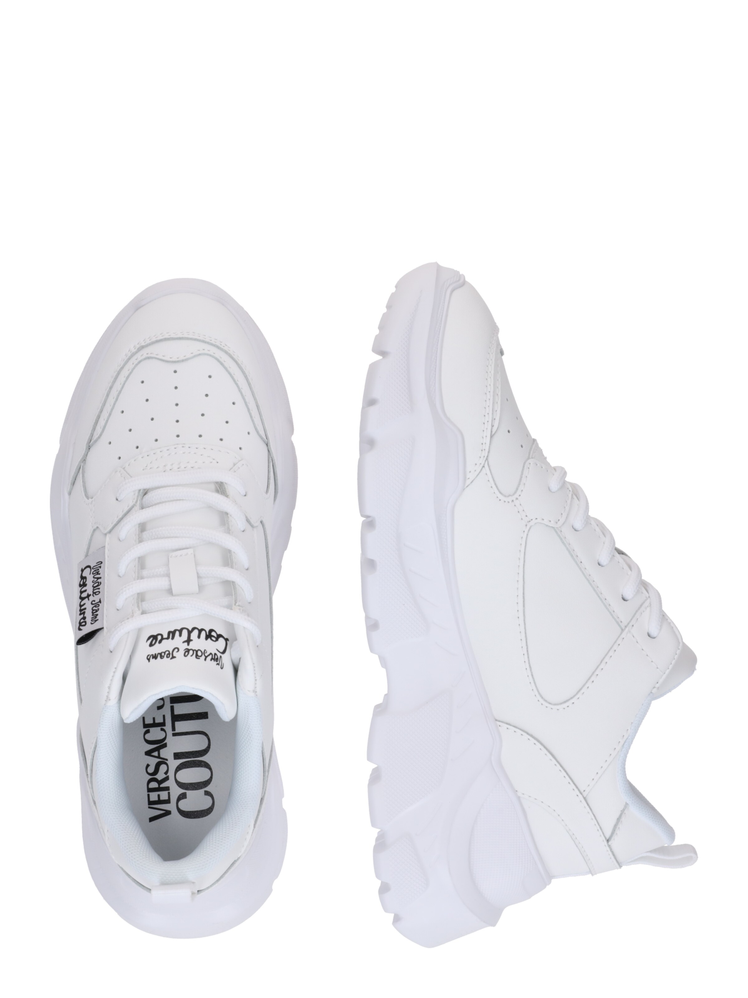 Baskets basses 'FONDO SPEEDTRACK' Versace Jeans Couture en blanc