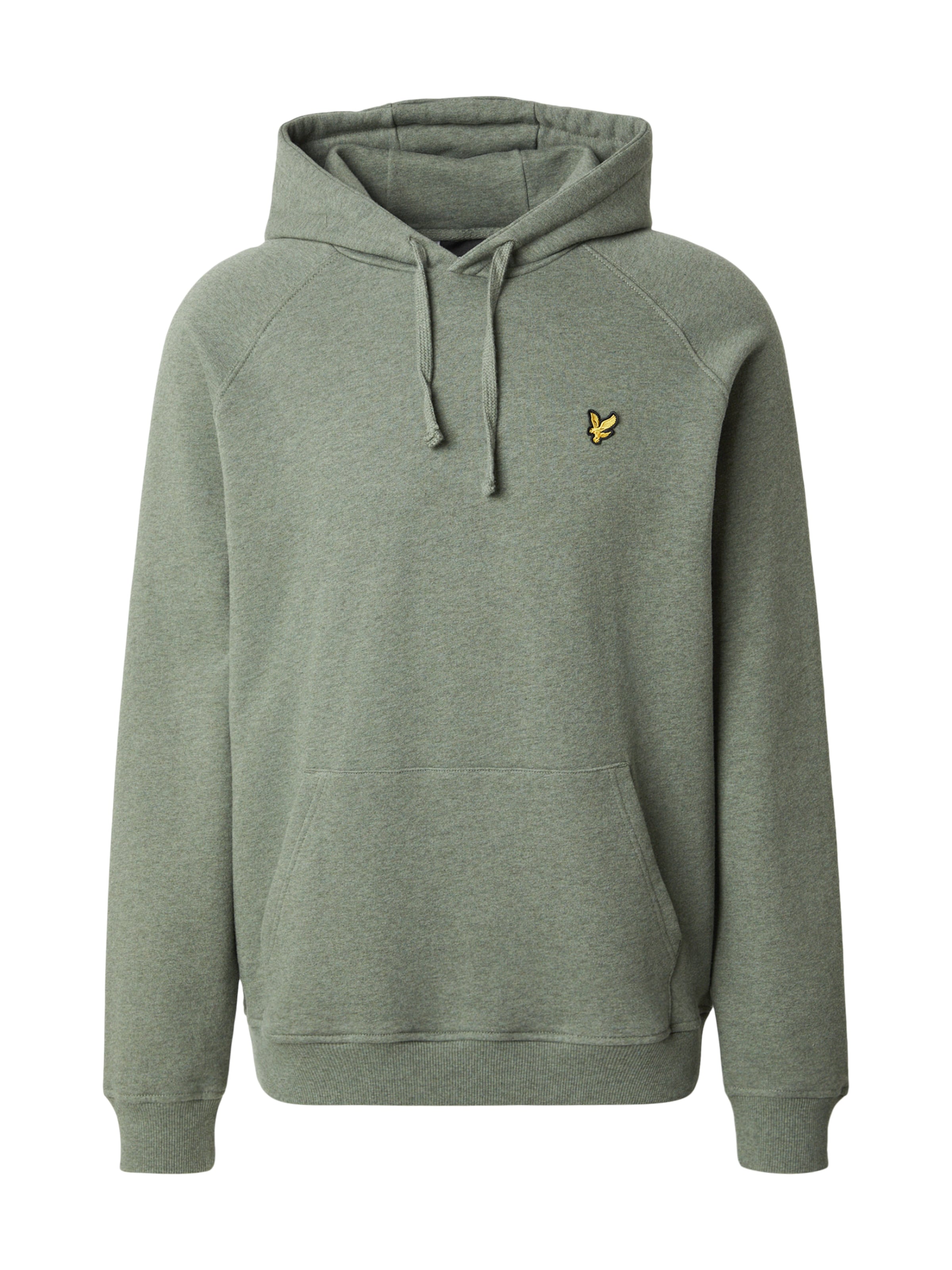 Lyle & Scott Sweatshirt 'Tri Marl' in Green: front