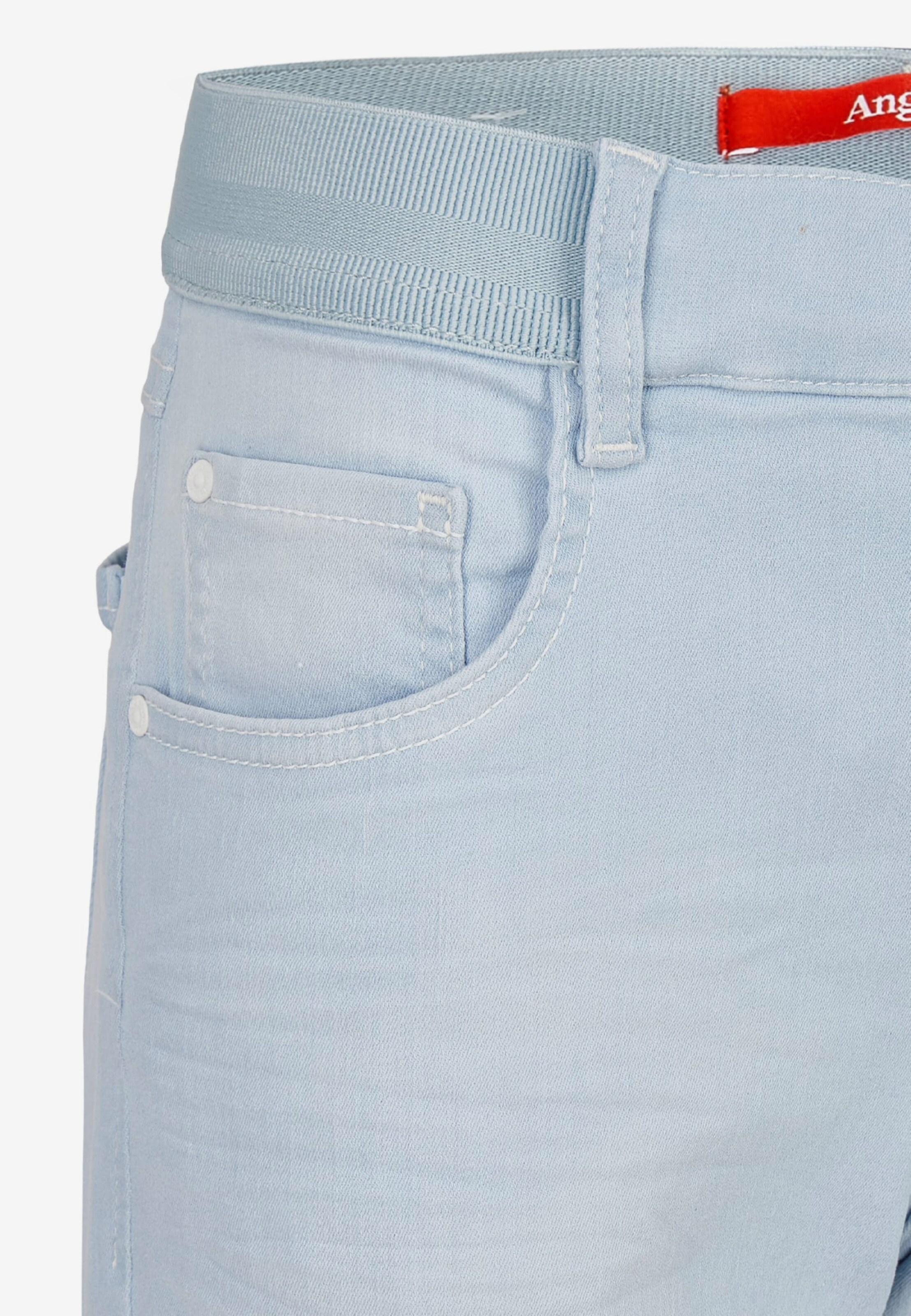 YOU Capri Blau Onesize Slimfit Jeans | Jeans in Kurze ABOUT Angels Dehnbund