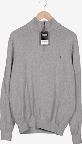 TOMMY HILFIGER Pullover L in Grau: Vorderseite