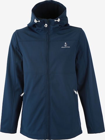 DreiMaster Maritim Weatherproof jacket in Blue: front