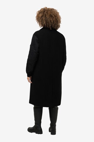 Ulla Popken Between-Seasons Coat in Black