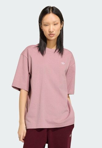 ADIDAS ORIGINALS - Camiseta talla grande 'Essentials' en lila: frente