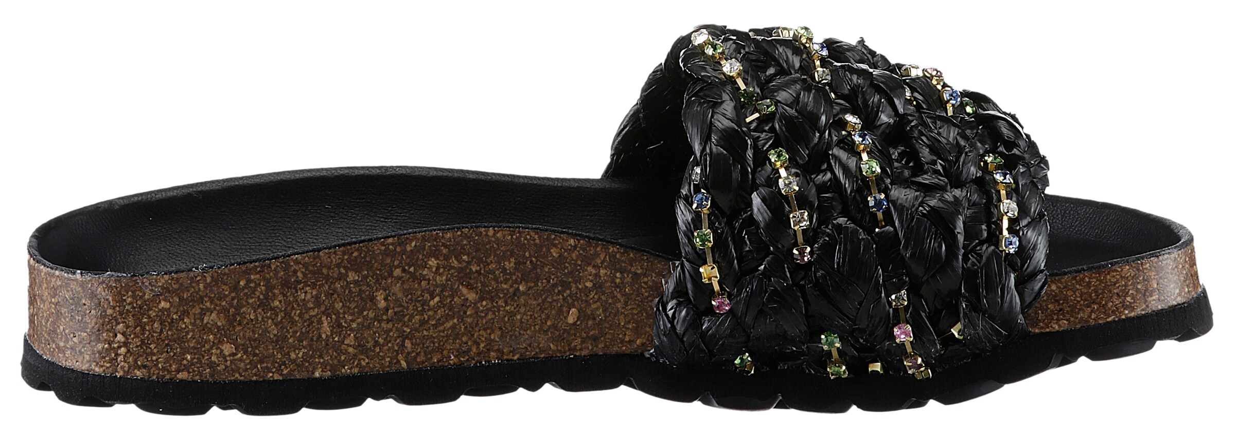 VERBENAS Pantolette in Schwarz