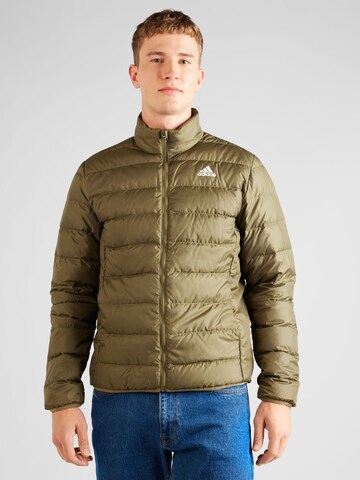 ADIDAS SPORTSWEAR Sporjacke 'Essentials' in Grau: Vorderseite