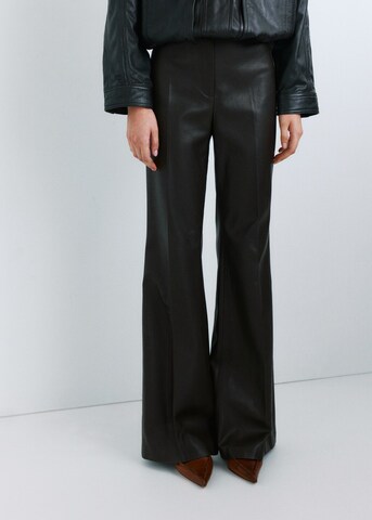 MANGO Wide leg Pants in Black
