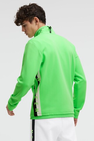 CAMP DAVID Sweatvest in Groen