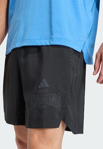 Regular Pantalon de sport 'D4T POWER ESSENTIALS WORKOUT' ADIDAS PERFORMANCE en noir