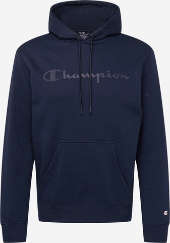 Champion Authentic Athletic Apparel Mikina - Modrá: predná strana