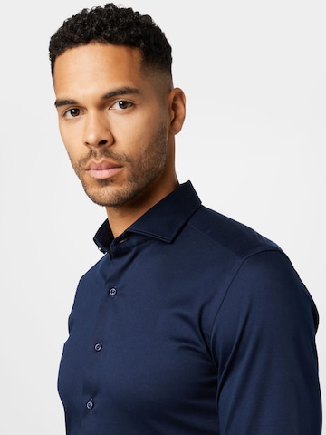 ETERNA Slim fit Zakelijk overhemd in Blauw