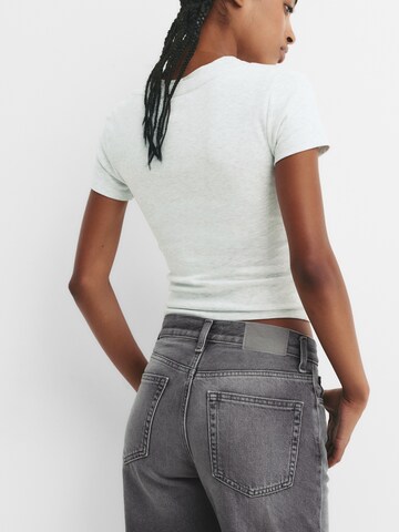 Pull&Bear Normální Džíny – šedá