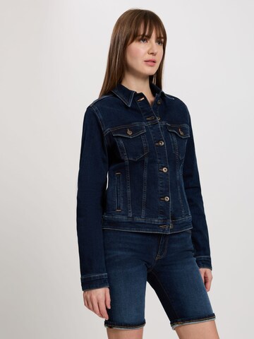 CROSS JEANS Between-Season Jacket 'A 564' in Blue