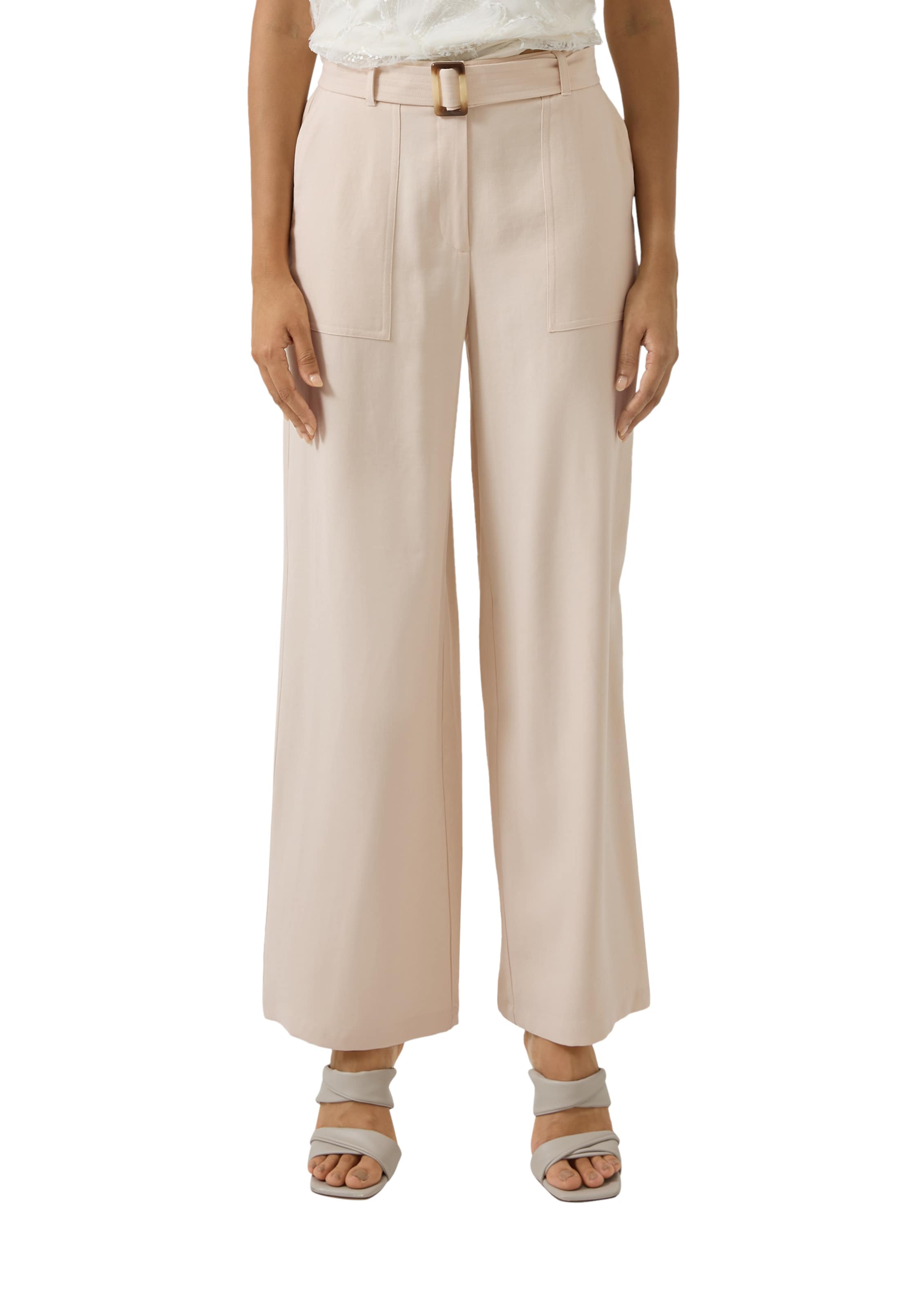 s.Oliver Regular Broek in Beige