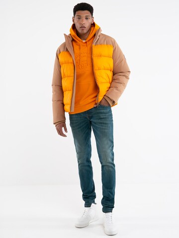 Sweat-shirt 'Brynner' BIG STAR en orange