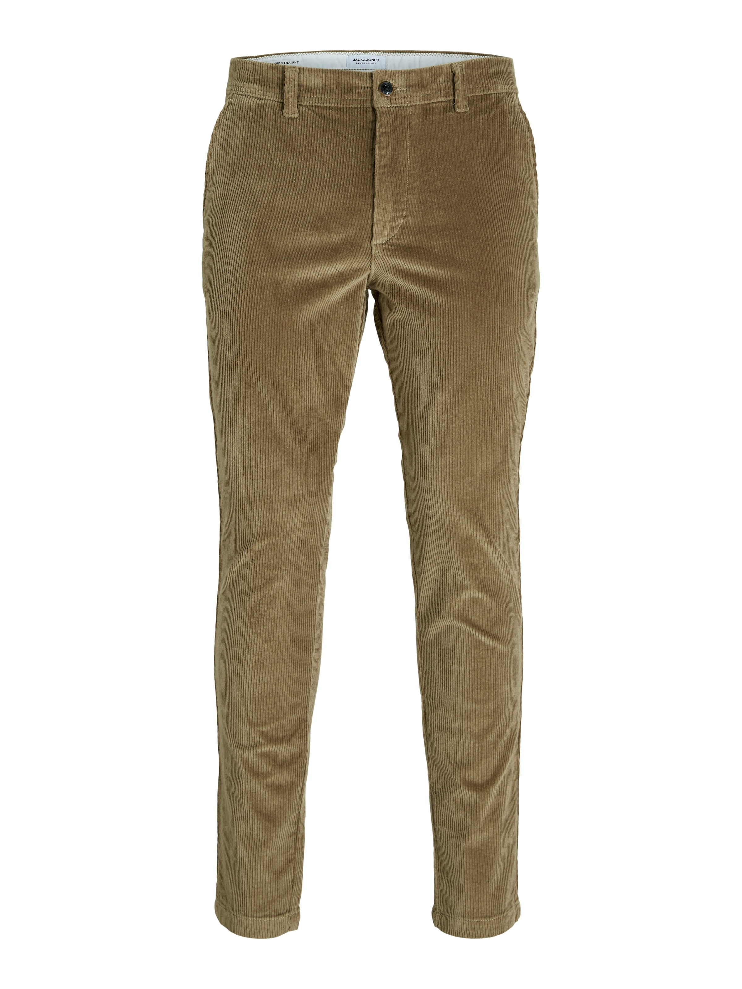 JACK & JONES Slim fit Chino Pants 'JPSTMarco JJBasic' in Brown: front