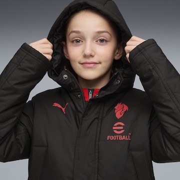 PUMA Mantel 'AC Milan' in Zwart