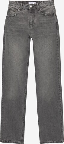 Pull&Bear Regular Jeans in Grey: front