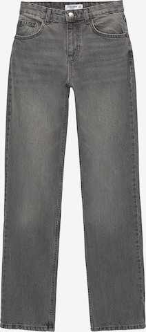 Pull&Bear Regular Jeans in Grey: front